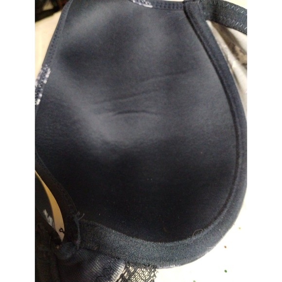 Lucky Brand Bra 42D Underwire Lightly Padded Navy & White Floral EUC - Picture 8 of 10